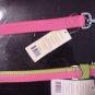 Pink Green Dog Collar & Matching Leash  Large Dog 19"-  22"