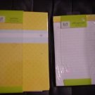 Pad Folio With Paper Pad + 2 Refill Pads New