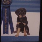 Rottweiler Kennel Club Book Victor Clemente New
