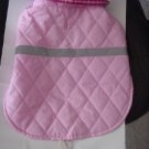 Pink Reflective Dog Coat Washable Jacket Medium