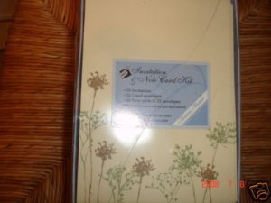 Invitations, Notecards Envelopes Print Kit Stationery