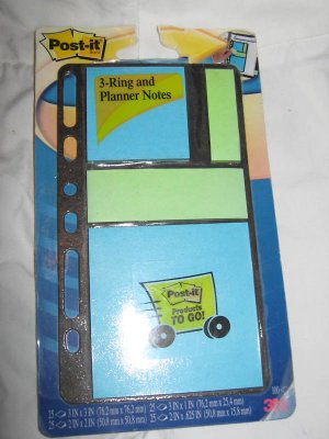 3-Ring Planner Notes 100 Post It Notes