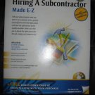 Hiring a SubContractor PC SOFTWARE BOOK Forms