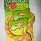 Dog Toy 2 Rubber Bones On A Rope Very Durable
