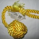 Dog Toy Yellow 16" Poly Rope Tug With Handle
