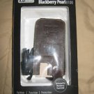 New Blackberry Pearl 8100 Brown Leather Case With Clip