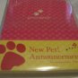 New Pet Announcements 8 Cards , 8  Envelopes Dog Cat Etc