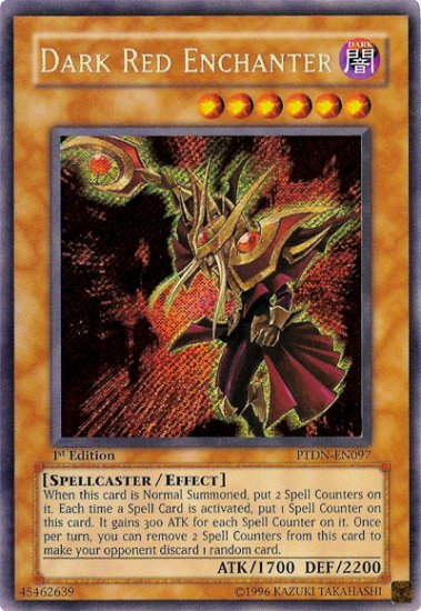 Dark Red Enchanter *Virtual Card for PC game*