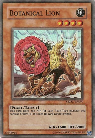 Botanical Lion *Virtual Card for PC game*
