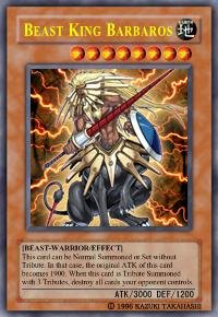 Beast King Barbaros *Virtual Card for PC Game*