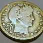 1916 D BARBER QUARTER LIBERTY HEAD VERY GOOD COND-SILVER