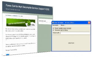 Complete business online decompiler ex4 to mq4 service (decompile support 220) including software