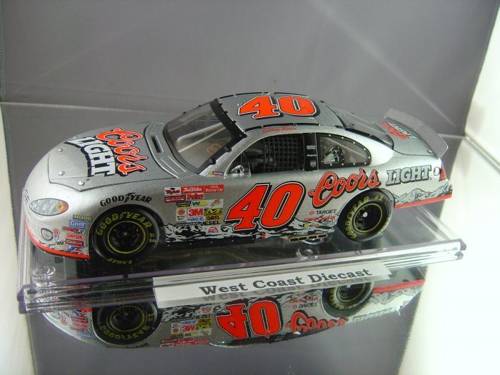 Sterling Marlin Signed LE #40 Coors Light / Silver Bullet 2000 Monte Carlo 124 Diecast Car Beckett