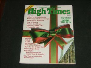 3 High Times Magazines Dec '75 Double Xmas Issues Exc.
