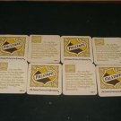 8 Falstaff Bar Coasters Double Sided