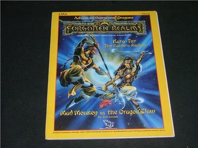 Advanced Dungeons & Dragons Book TSR 9242 '88 Kara-Tur