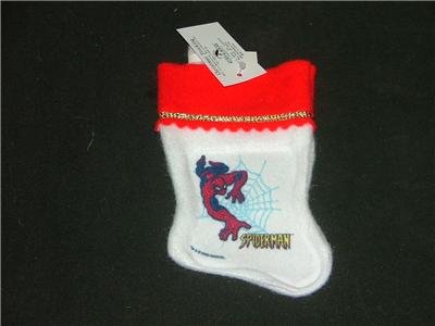 Amazing Spider-Man Mini Christmas Tree Stocking NEW