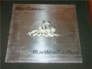 Bad Company, Run With The Pack Album Record 1976 Exc!
