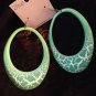 Lightning Coutour Earrings (Green)