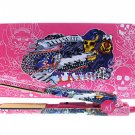 New HerStyler Pink Tattoo 1.5" Ceramic Flat Iron