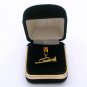 Bugle Horn Pendant Charm Gold Tone