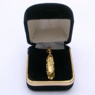 Ballet Slipper Ballerina Pendant Charm Gold Tone