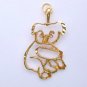 Koala Bear Pendant Charm Gold Tone