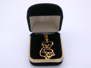 Koala Bear Pendant Charm Gold Tone