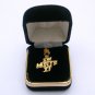 I'm Worth It Word Pendant Charm Gold Tone