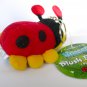 NWT Red and Green Lady Bug Insect Plush Key chain lot of 2