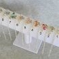 Cat  heart charm crystal diamond bead chain Bracelet Earrings Set YOUR CHOICE COLOR