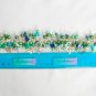 Four leaf clover green touch of blue lucky charm bracelet