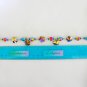 Rainbow bright carnival AB crystal glass flower bead bracelet earngs set