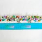 Rainbow multi color bead butterfly cha cha charm bracelet