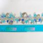 Mermaid fish Czech seashell bead aqua and blue charm bracelet