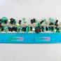 Paw charm painted teal green black animal lover bracelet
