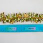 Cat paw print peridot light green gold charm bracelet