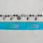Purple iridescent AB Czech moon star crystal bead charm bracelet earrings sret