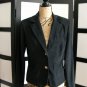 Kupcake NWT black velour rhinestone button evening blazer jacket M