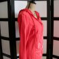 Coldwater Creek NWT orange beaded embellished hooded floral fleece jacket S