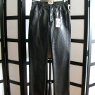 Iceberg Jeans pants black vegan pleather snake print pants size 28 Iceberg Jeans pants black vegan pleather snake print pants size 28
