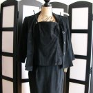 Be Smart NWT black glitter shimmer cami blazer skirt suit set 7/8 junior Be Smart NWT black glitter shimmer cami blazer skirt suit set 7/8 junior