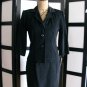 Be Smart NWT black glitter shimmer cami blazer skirt suit set 7/8 junior
