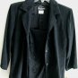 Be Smart NWT black glitter shimmer cami blazer skirt suit set 7/8 junior