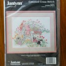 Janlynn Garden Bench Flower Cat Counted Cross Stitch Kit 125-87 Janlynn Garden Bench Flower Cat Counted Cross Stitch Kit 125-87