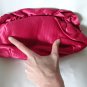 La Regale LTD NWT vintage hot pink shiny satin evening clutch purse