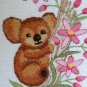 Charmin koala bear flower needlepoint crewel embroidery kit 04-63