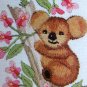 Charmin koala bear flower needlepoint crewel embroidery kit 04-63