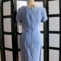 KC Spencer NWT retro cornflower blue purple rayon side tie dress size 10