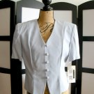 Lois Snyder Dani Max NWT light purple short sleeve retro jacket blazer size 8 Lois Snyder Dani Max NWT light purple short sleeve retro jacket blazer size 8